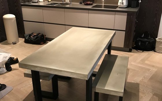 Сoncrete dining table