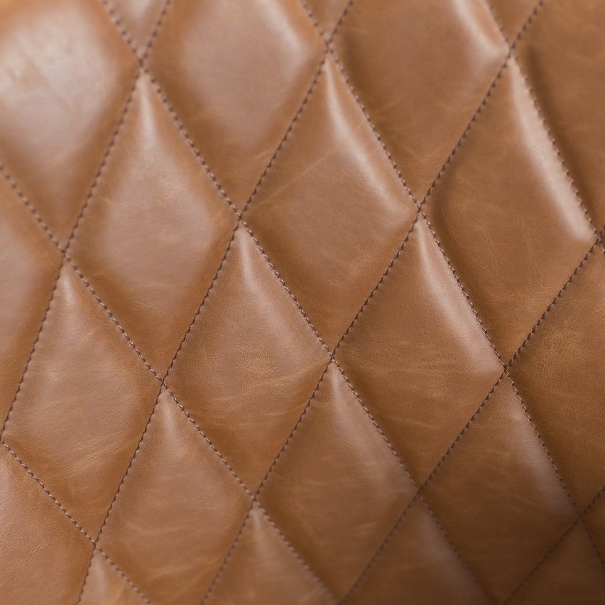 Rombo Light Brown Leather